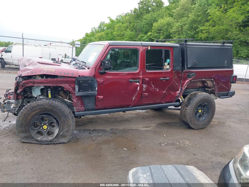 2021 Jeep Gladiator Rubicon 4X4 VIN: 1C6JJTBG2ML582319 Lot: 45062466