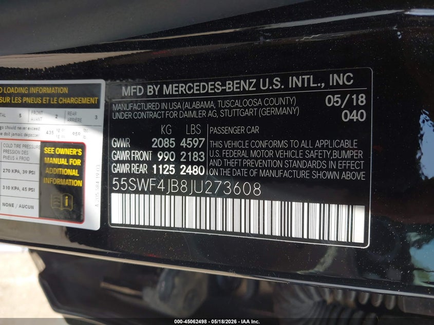 2018 MERCEDES-BENZ C 300 — Photo 9