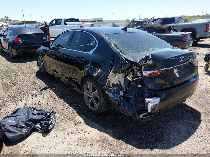 Vin: jthba1bl5ga000324, lot: 45560052, lexus gs 200t 20163