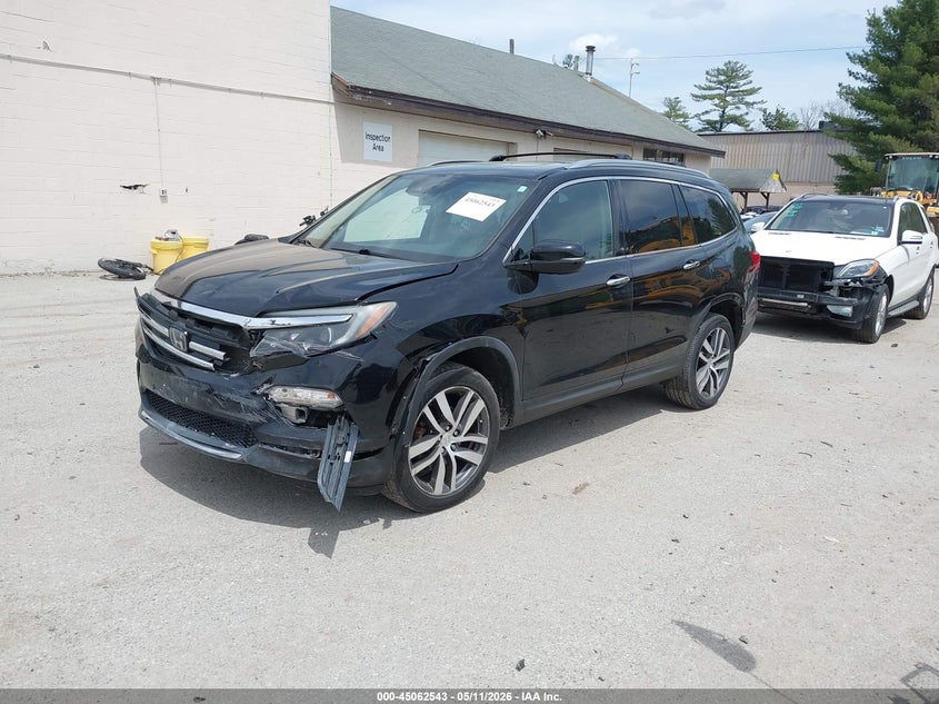 Vin: 5fnyf6h04gb091830, lot: 45560089, honda pilot elite 20162