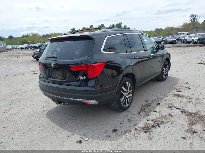 Vin: 5fnyf6h04gb091830, lot: 45560089, honda pilot elite 20164