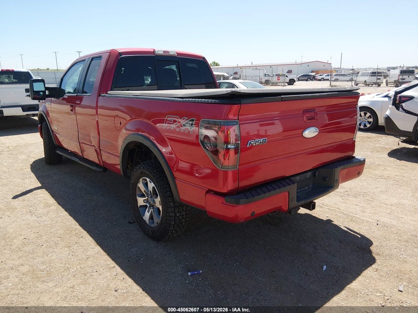 2012 Ford F-150 3.5 Fx4 Red Lot 111045062607 Vin 1FTFX1ET9CFB02350
