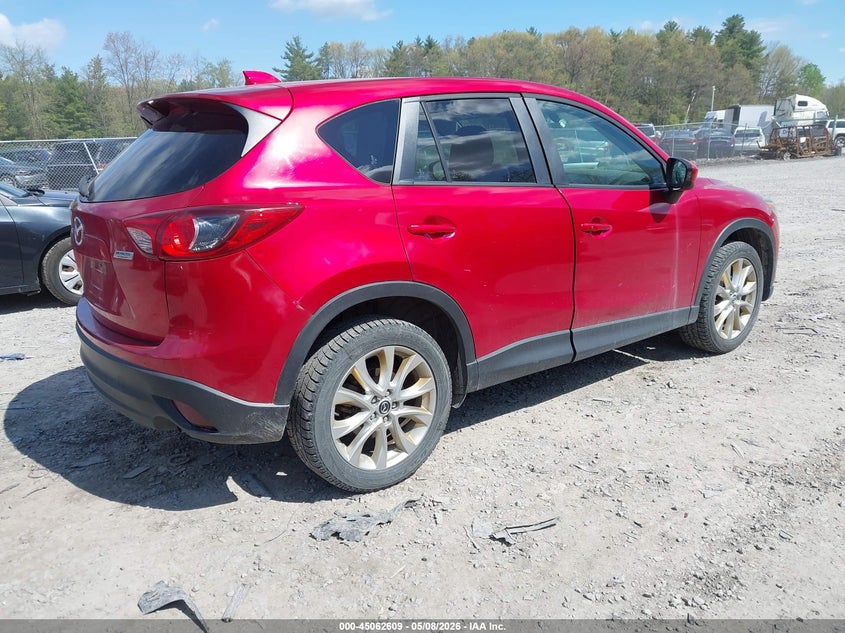 Vin: jm3ke4dy7f0447930, lot: 45560154, mazda cx-5 grand touring 20154