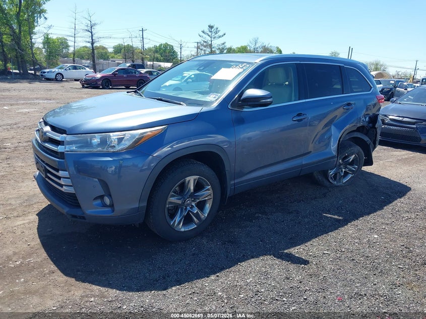 Vin: 5tddzrfh7hs435213, lot: 45560214, toyota highlander limited platinum 20172