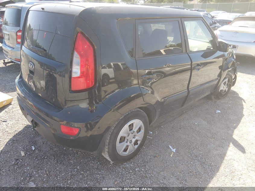 Vin: kndjt2a59d7612907, lot: 45560317, kia soul 20134