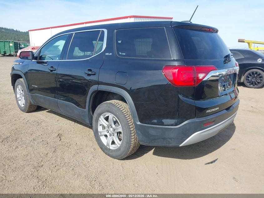 Vin: 1gkknrla4kz230873, lot: 45560410, gmc acadia sle-1 20193
