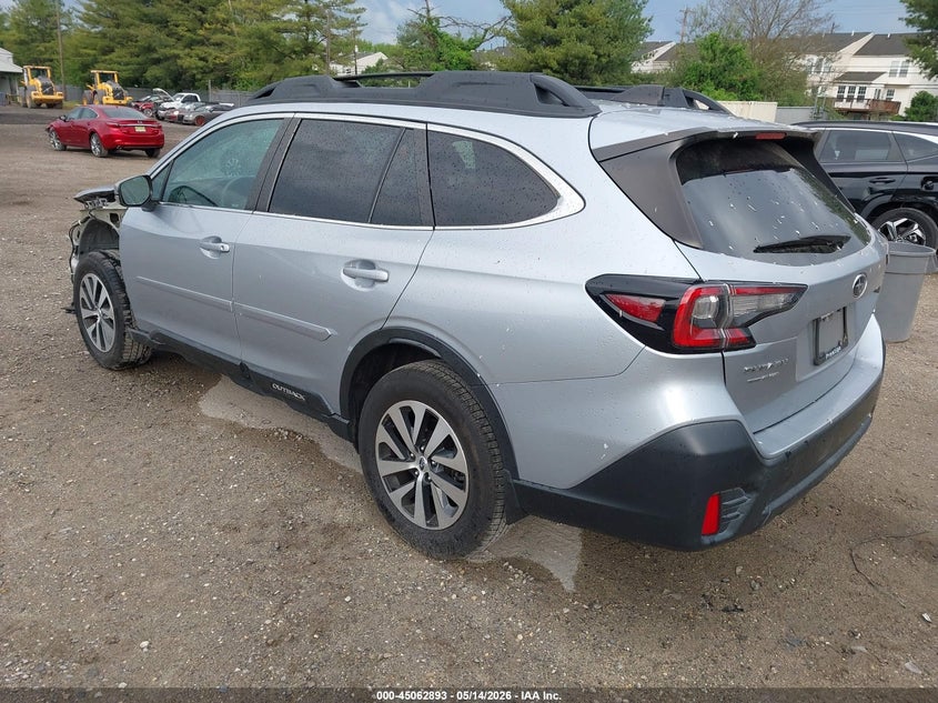Vin: 4s4btadc0m3213332, lot: 45560438, subaru outback premium 20213