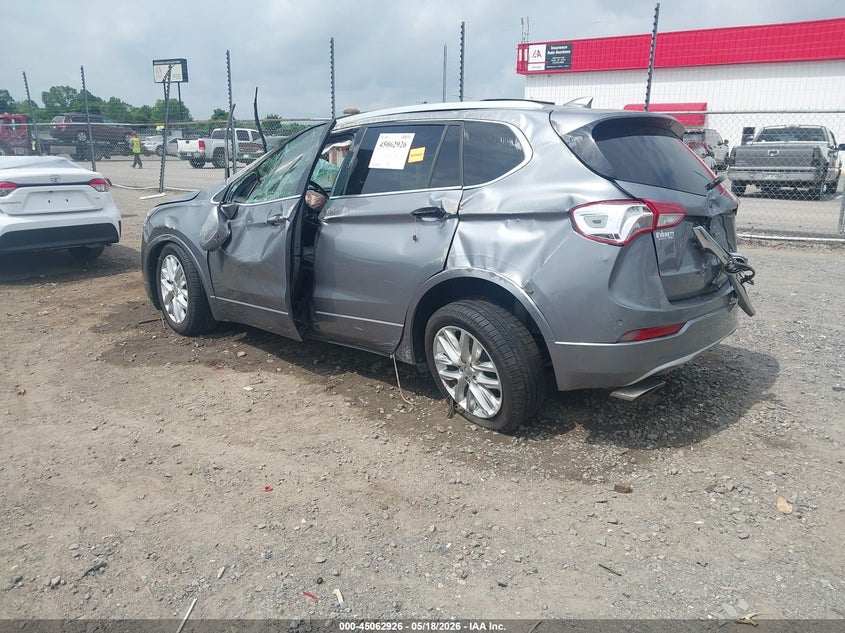 Vin: lrbfx4sx7kd018965, lot: 45560470, buick envision awd premium ii 20193