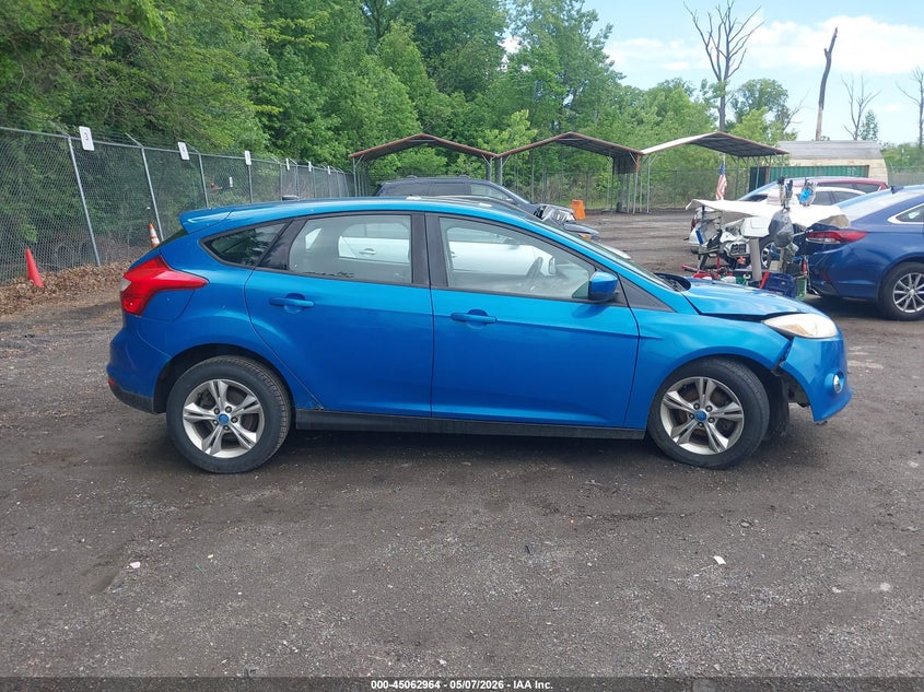 2012 Ford Focus 2.0 Se blue Lot 111045062964 Vin 1FAHP3K2XCL117446