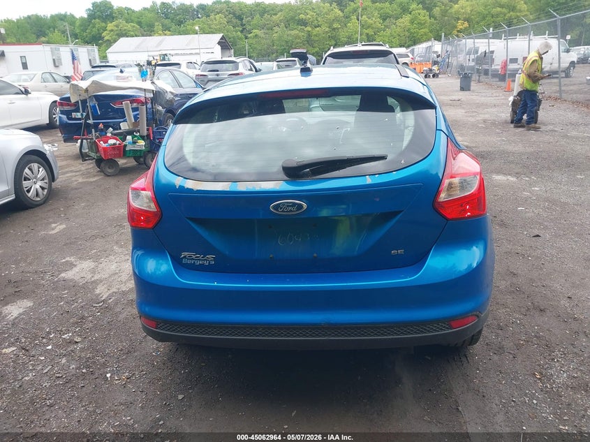 2012 Ford Focus 2.0 Se blue Lot 111045062964 Vin 1FAHP3K2XCL117446