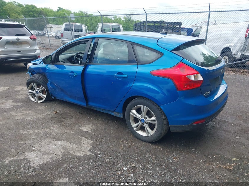 2012 Ford Focus 2.0 Se blue Lot 111045062964 Vin 1FAHP3K2XCL117446