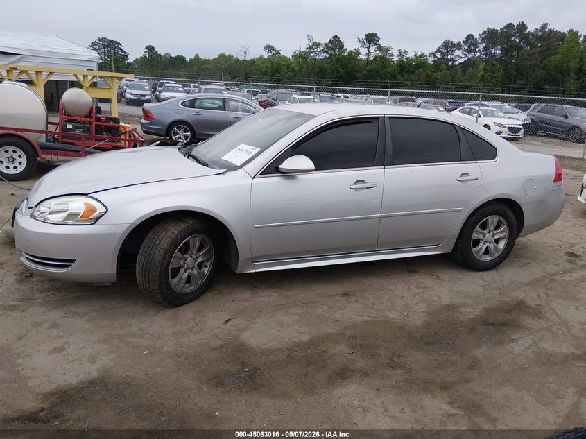 2012 Chevrolet Impala 3.6 Ls silver Lot 111045063016 Vin 2G1WF5E34C1273887