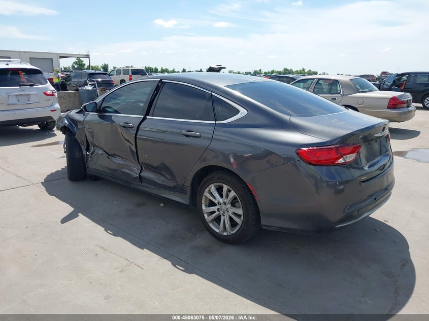 Vin: 1c3cccab5fn759328, lot: 45560620, chrysler 200 limited 20153