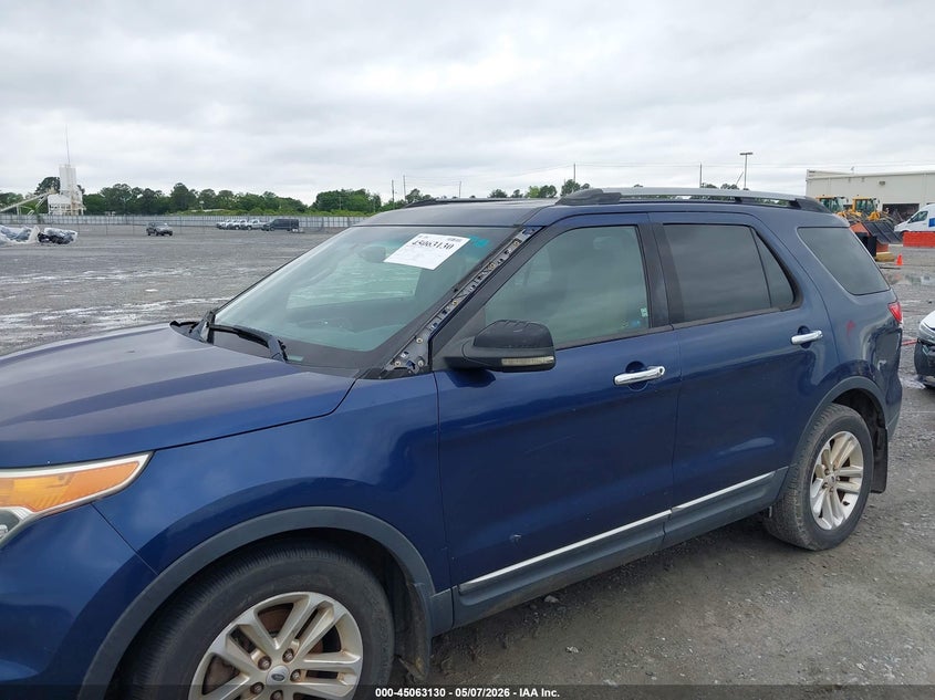 2012 Ford Explorer 3.5 Xlt Blue Lot 111045063130 Vin 1FMHK7D83CGA43079