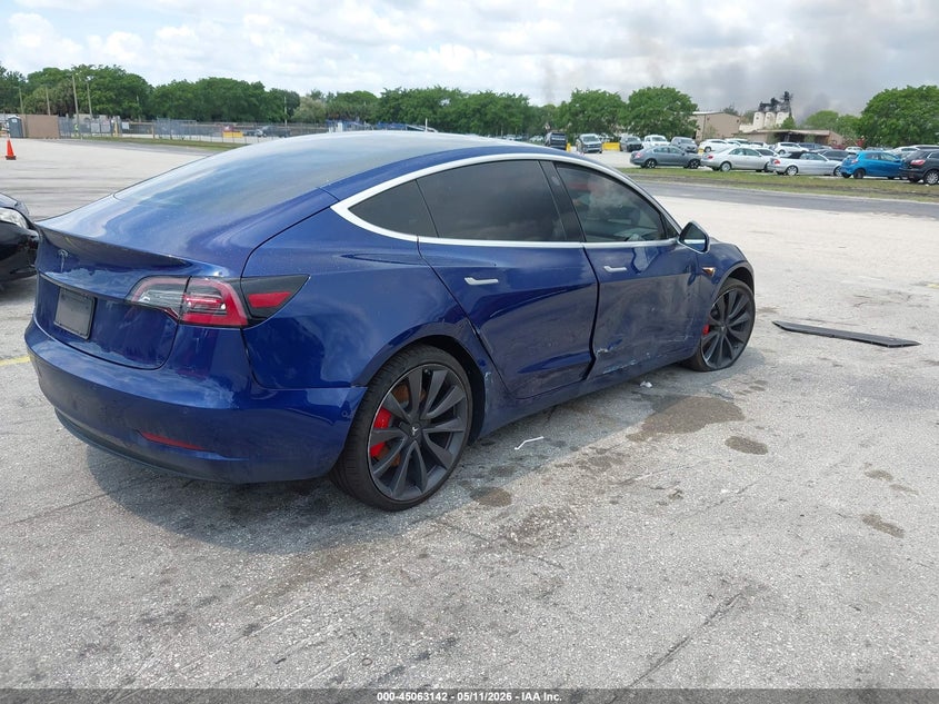 Vin: 5yj3e1ec1lf603133, lot: 45560687, tesla model 3 performance dual motor all-wheel drive 20204