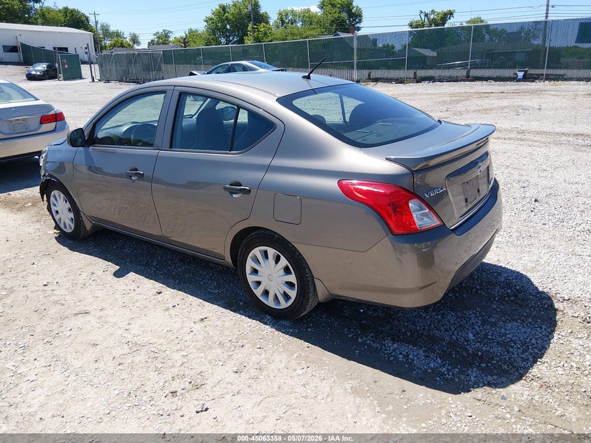 Vin: 3n1cn7ap9fl884067, lot: 45560903, nissan versa 1.6 s+ 20153