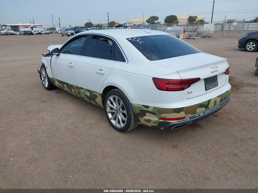 Vin: waugmaf48kn010877, lot: 45561014, audi a4 40 premium/40 titanium premium 20193