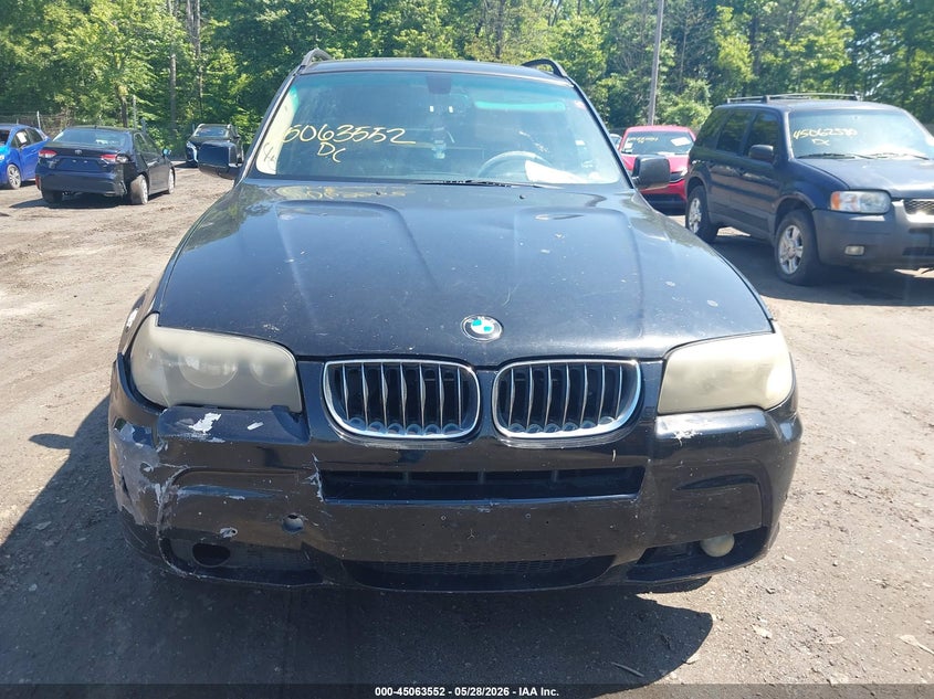 2006 BMW X3 3.0I VIN: WBXPA93406WG80069 Lot: 45063552