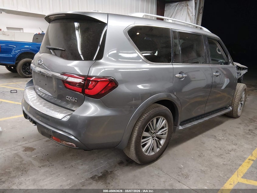 Vin: jn8az2nf4l9704015, lot: 45561171, infiniti qx80 luxe 20204