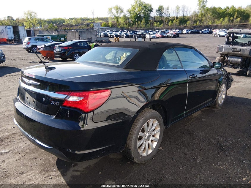 Vin: 1c3bc2ebxbn542805, lot: 45561361, chrysler 200 touring 20114