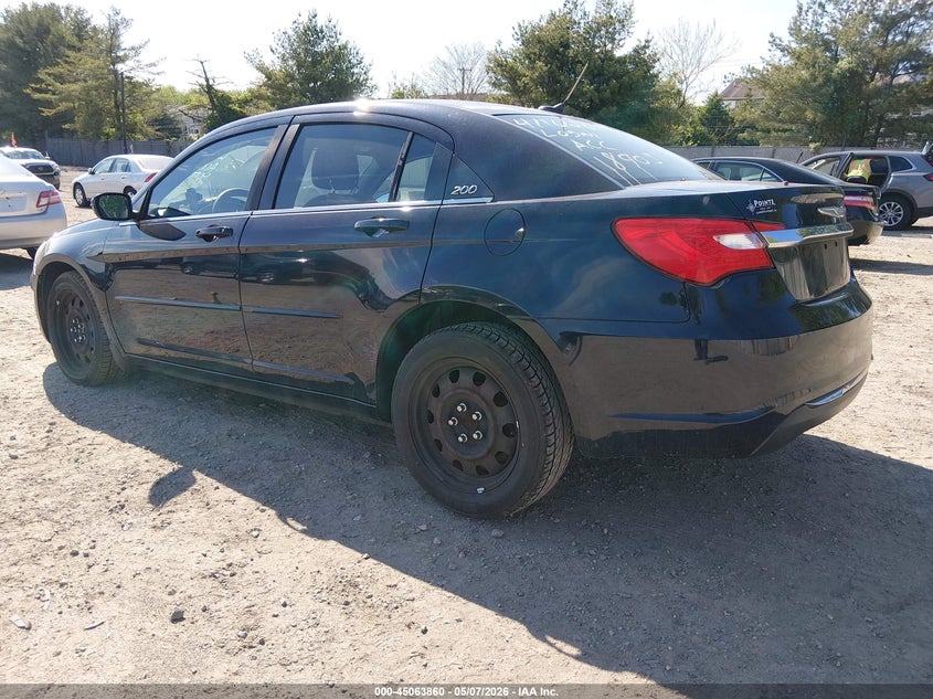 1C3BC4FB6BN558123 2011 Chrysler 200 2.4 Lx black