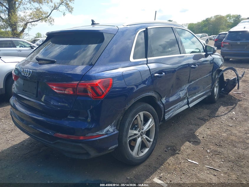 Vin: wa1decf31p1066125, lot: 45561459, audi q3 premium 45 tfsi s line quattro tiptronic 20234