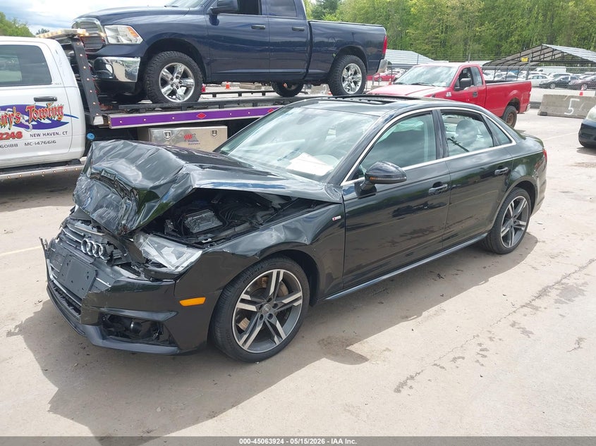Vin: wauenaf41hn066401, lot: 45561469, audi a4 2.0t premium 20172