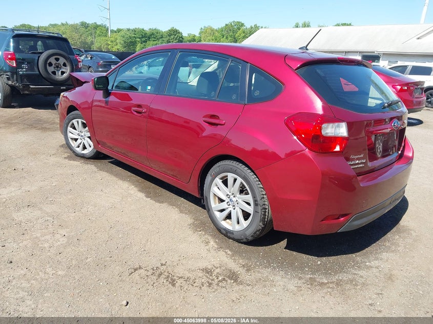 Vin: jf1gpab61g8290929, lot: 45561543, subaru impreza 2.0i premium 20163