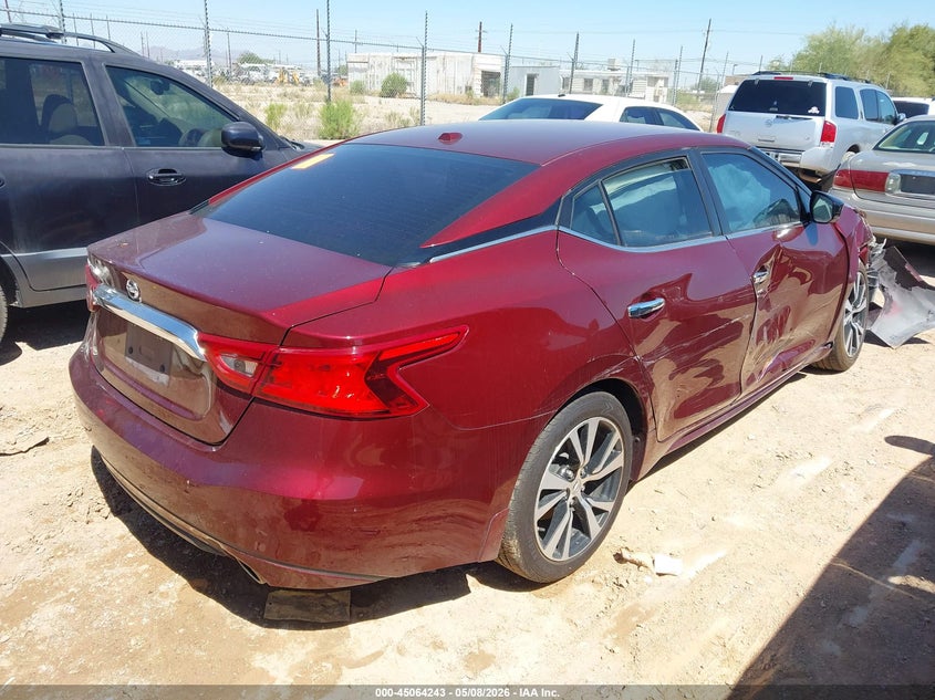 2018 NISSAN MAXIMA SEDAN 3.5L V-6 DOHC, VVT, 300HP