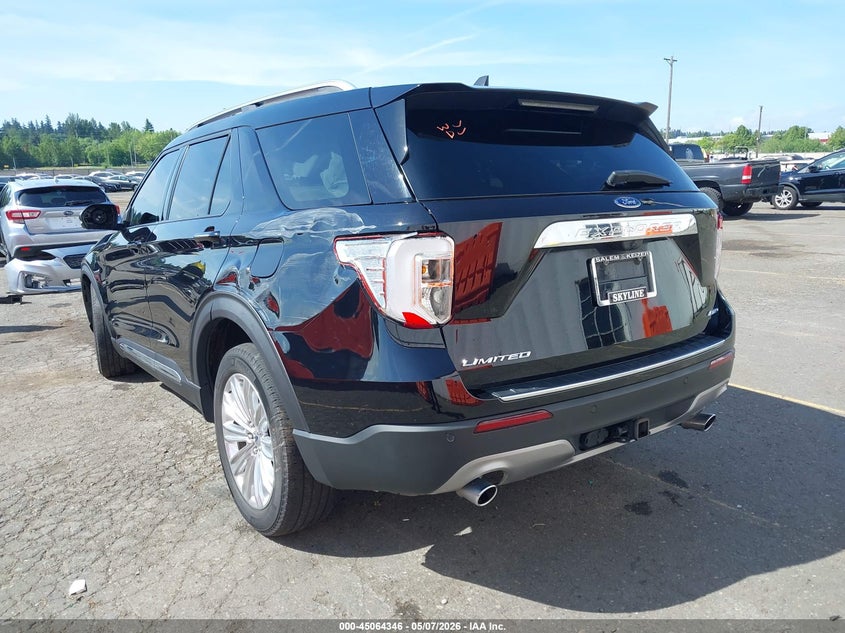Vin: 1fmsk8fhxngb79270, lot: 45561891, ford explorer limited 20223