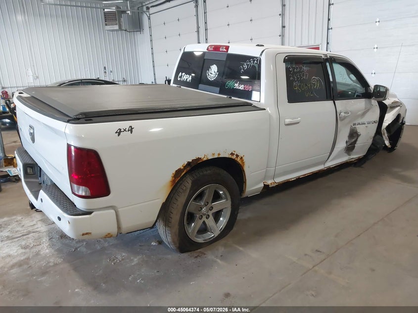 Vin: 1c6rd7mt1cs189024, lot: 45561919, ram 1500 sport 20124