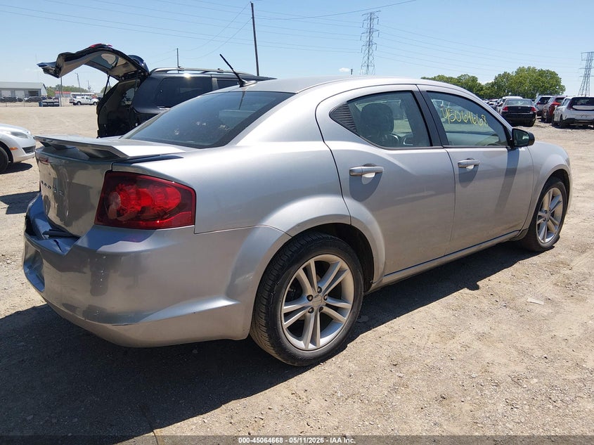 Vin: 1c3cdzab2en222611, lot: 45562213, dodge avenger se 20144