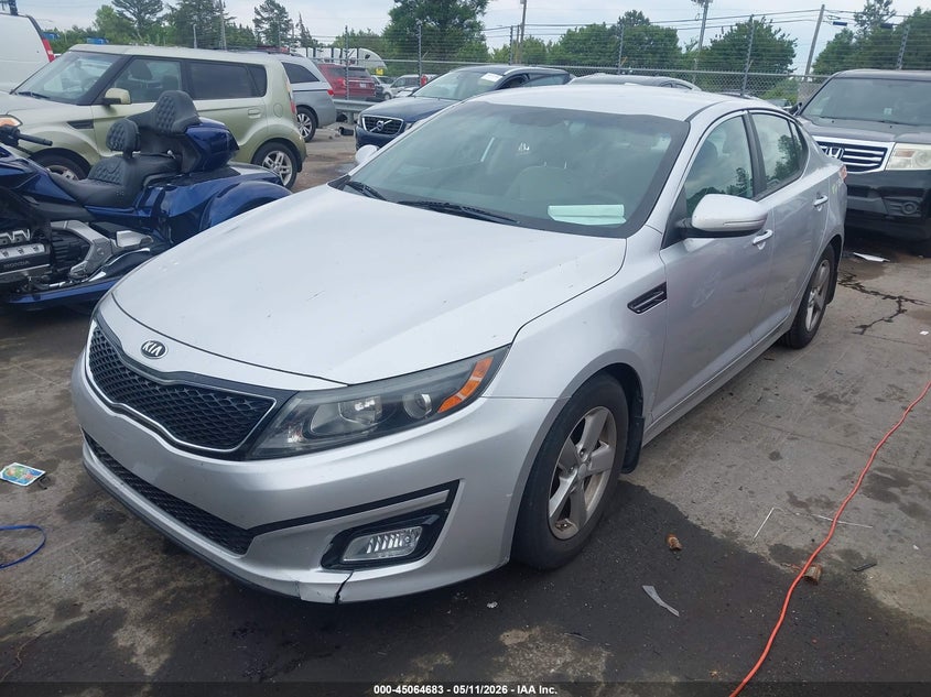 Vin: 5xxgm4a72eg313157, lot: 45562228, kia optima lx 20142