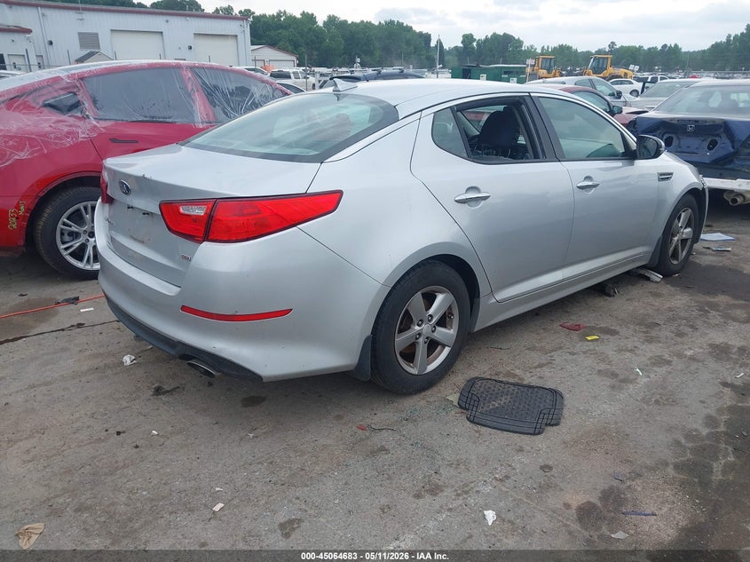 Vin: 5xxgm4a72eg313157, lot: 45562228, kia optima lx 20144