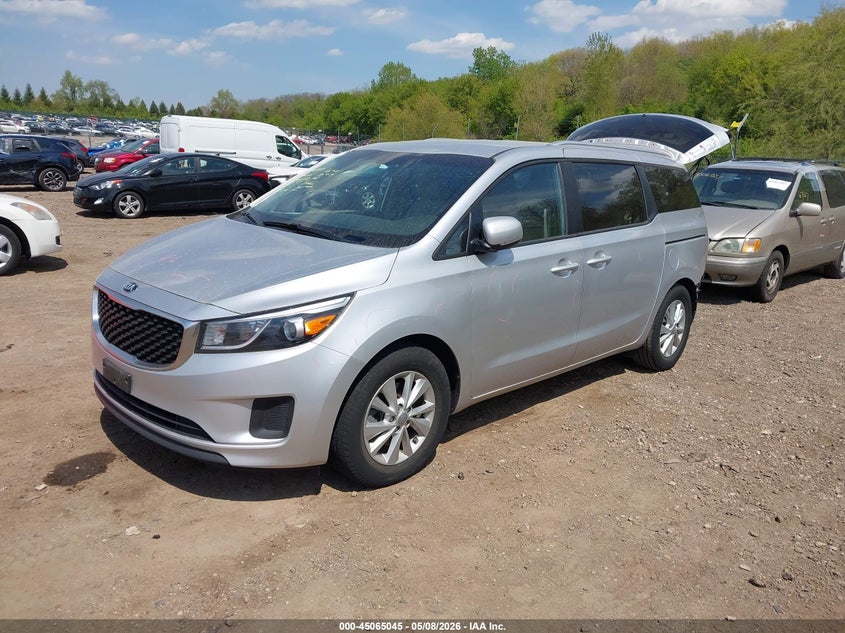 2016 Kia Sedona Lx KNDMB5C11G6144287 photo 1