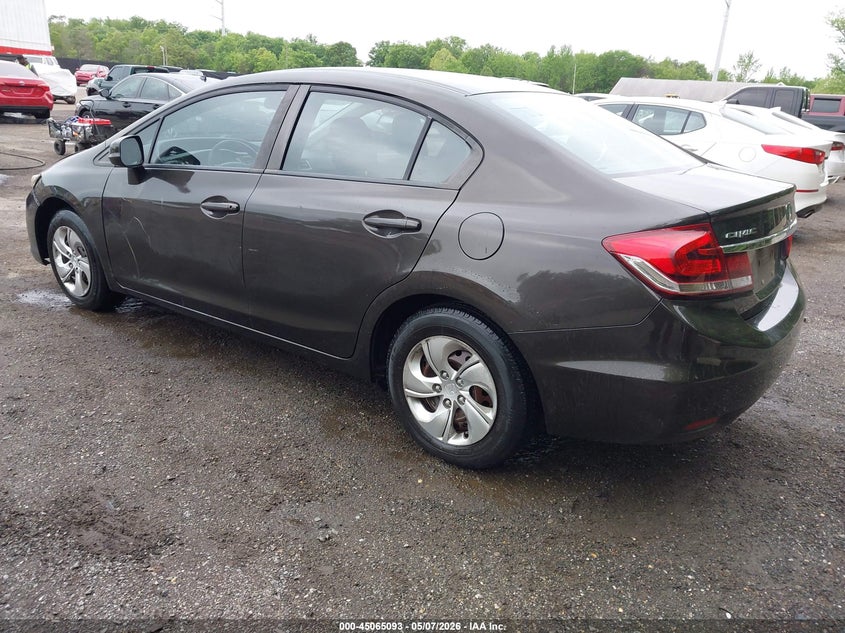 2013 HONDA CIVIC SEDAN 1.8L I-4 VVT, 140HP