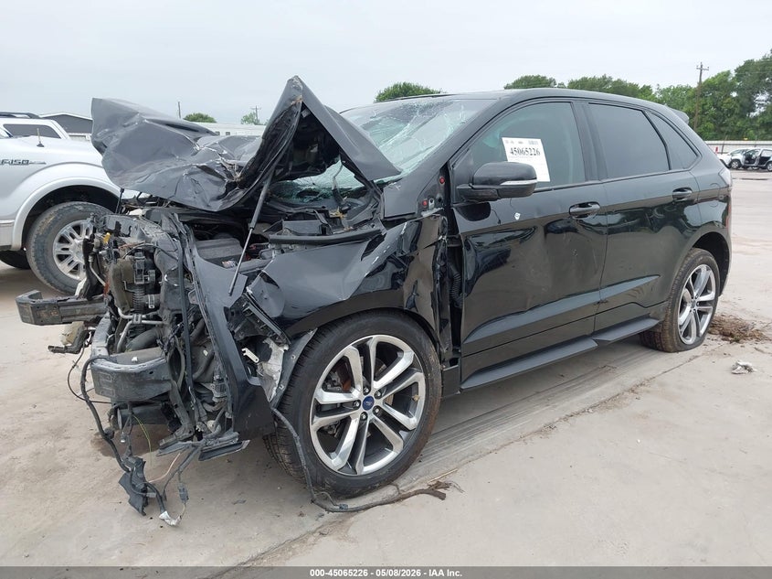 Vin: 2fmpk4ap5jbc62555, lot: 45562771, ford edge sport 20182