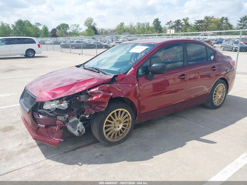 Vin: jf1gjaa60ch011791, lot: 45562932, subaru impreza 2.0i 20122