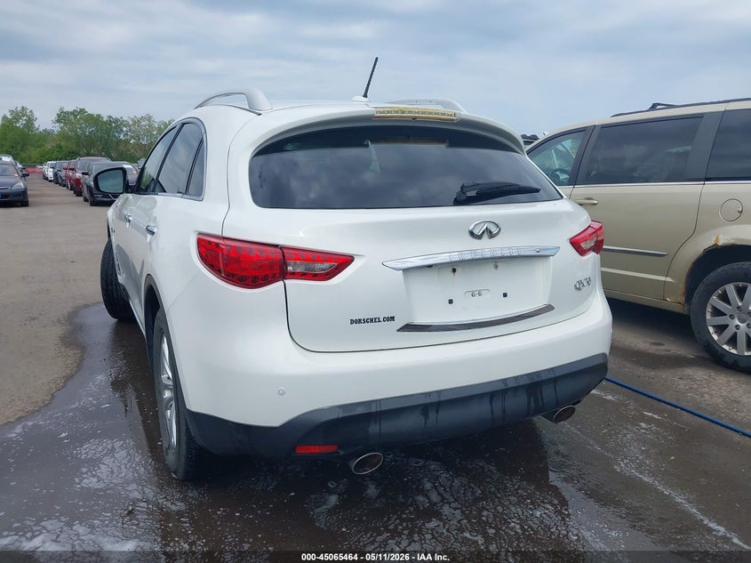 Vin: jn8cs1mw3em410677, lot: 45563009, infiniti qx70 20143