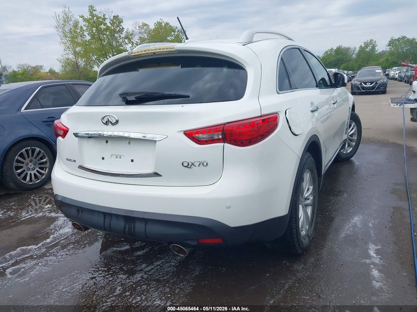 Vin: jn8cs1mw3em410677, lot: 45563009, infiniti qx70 20144
