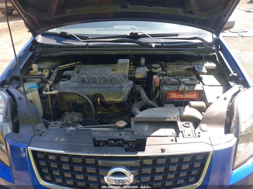 2012 Nissan Sentra 2.0 2.0 Sr blue Lot 111045065480 Vin 3N1AB6AP1CL651905