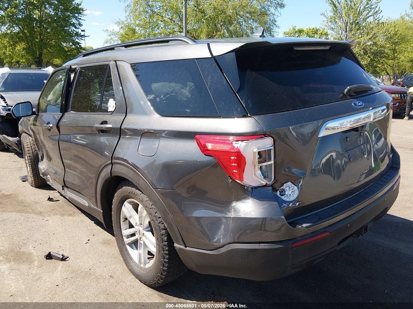 Vin: 1fmsk8dh6lgc06545, lot: 45563046, ford explorer xlt 20203