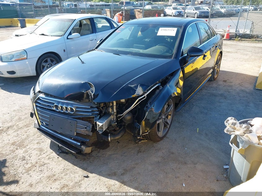 Vin: wauenaf40ja169290, lot: 45563068, audi a4 2.0t premium/2.0t tech premium 20182