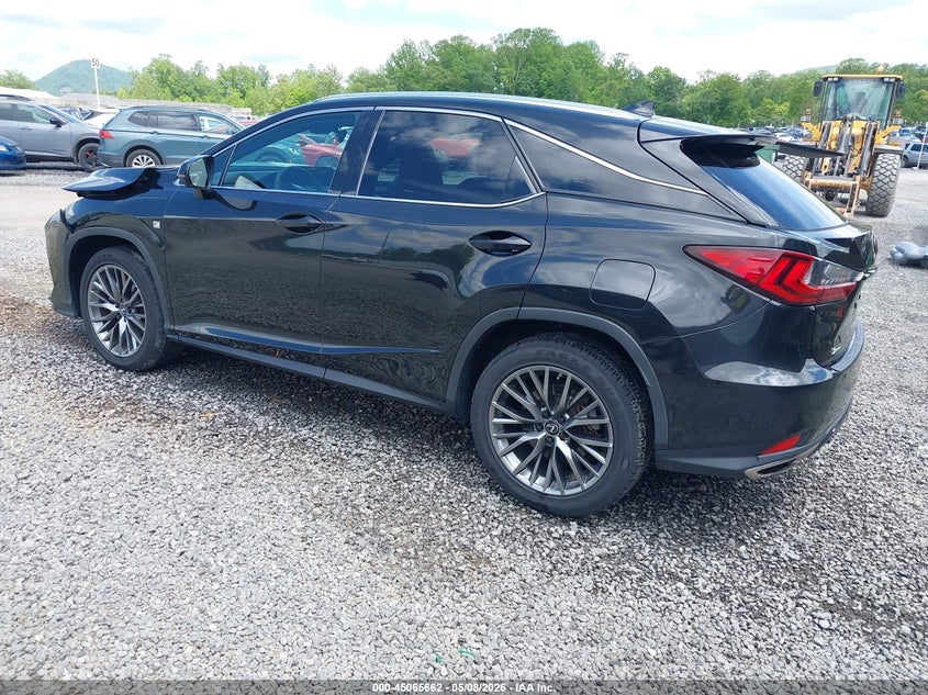 Vin: 2t2yzmda8lc247498, lot: 45563207, lexus rx 350 f sport performance 20203