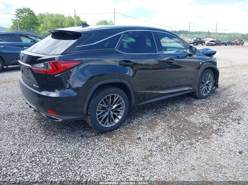 Vin: 2t2yzmda8lc247498, lot: 45563207, lexus rx 350 f sport performance 20204