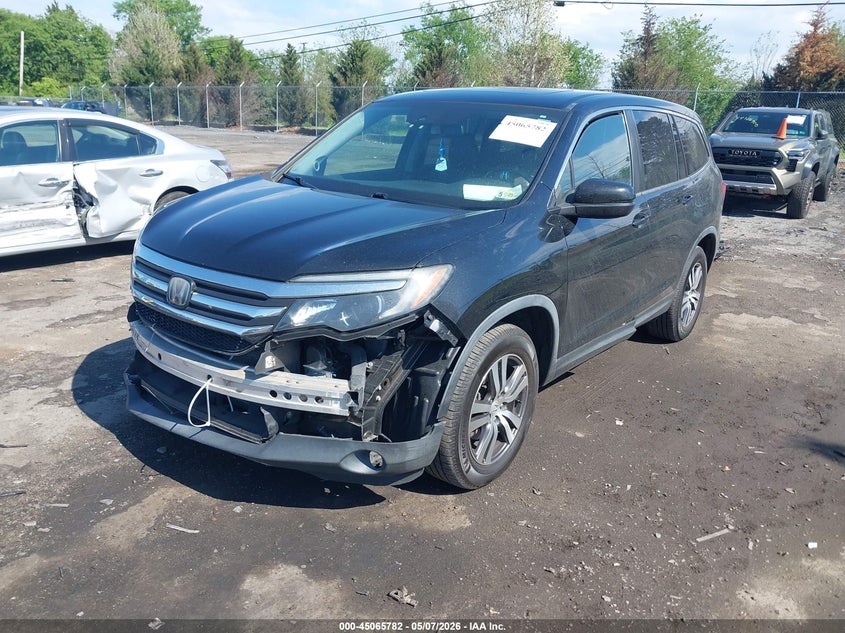 Vin: 5fnyf6h65hb076999, lot: 45563327, honda pilot ex-l 20172