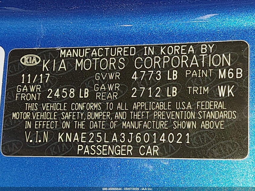 2018 Kia Stinger Premium VIN: KNAE25LA3J6014021 Lot: 45065844