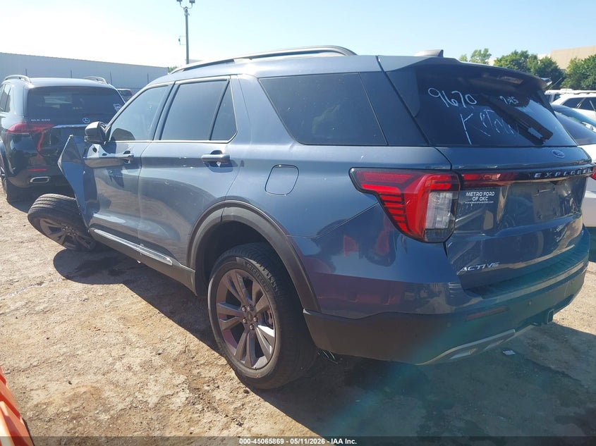 Vin: 1fmuk8dh0sgc59670, lot: 45563414, ford explorer active 20253