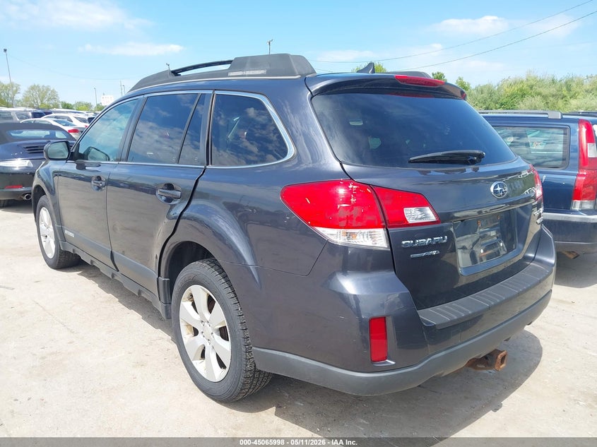 Vin: 4s4brckc2b3395061, lot: 45563543, subaru outback 2.5i limited 20113