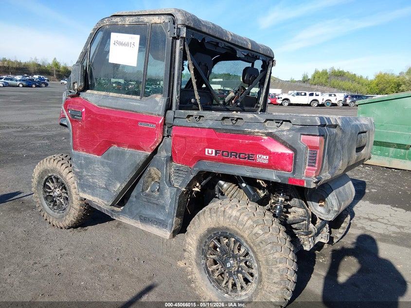2026 CF MOTO UFORCE auction photo 3